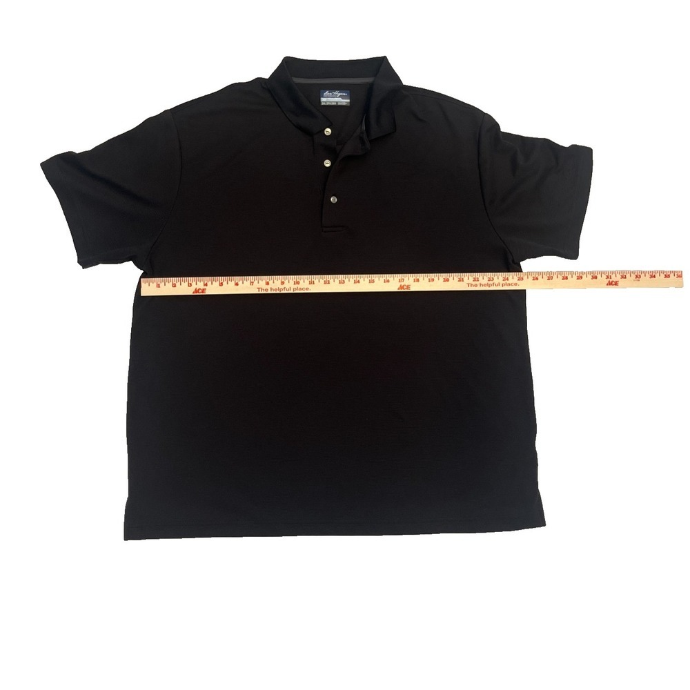 Ben Hogan Golf Mens Performance Knit Short Sleeve Black Shirt 2XL